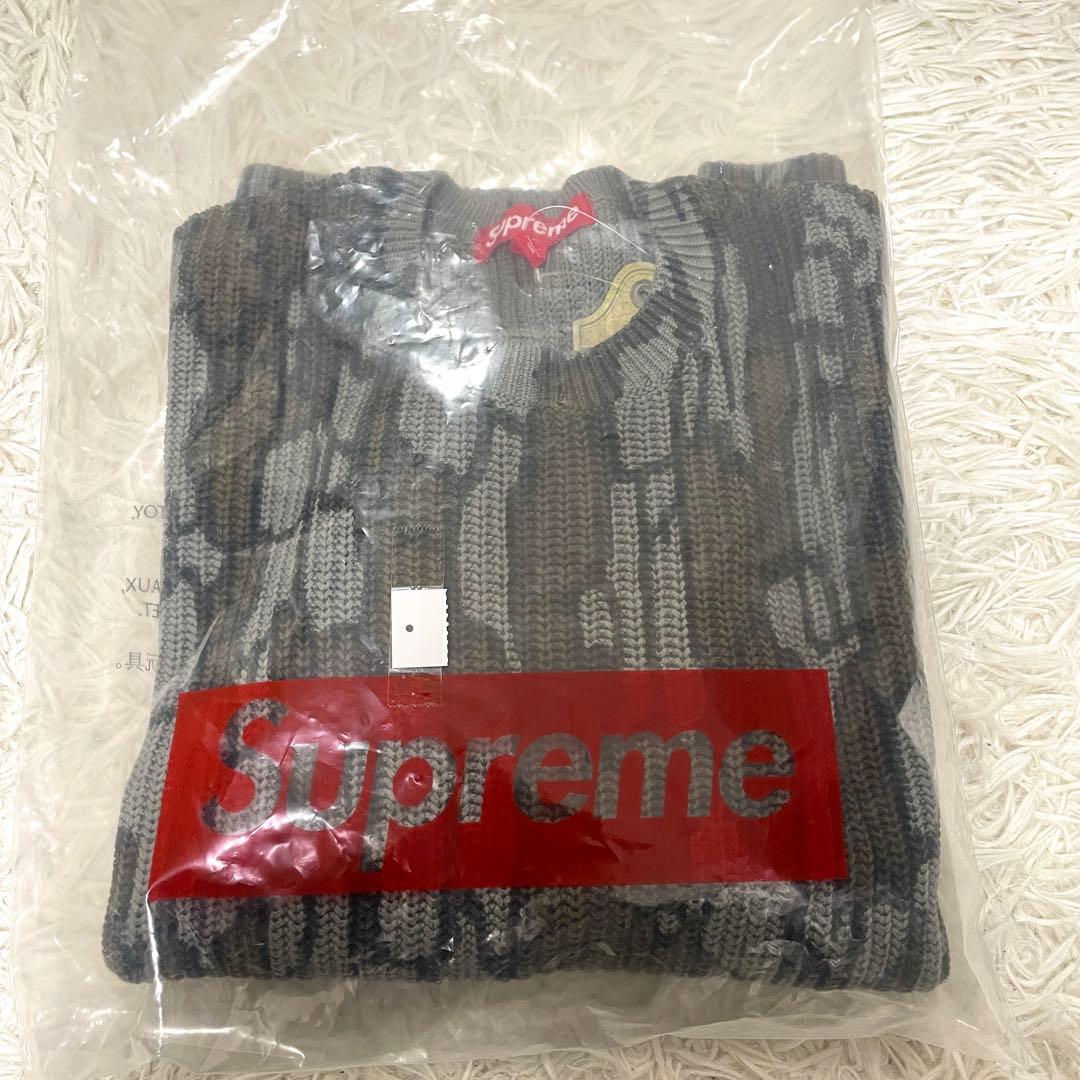 トップス supreme Old English Printed Sweater camo
