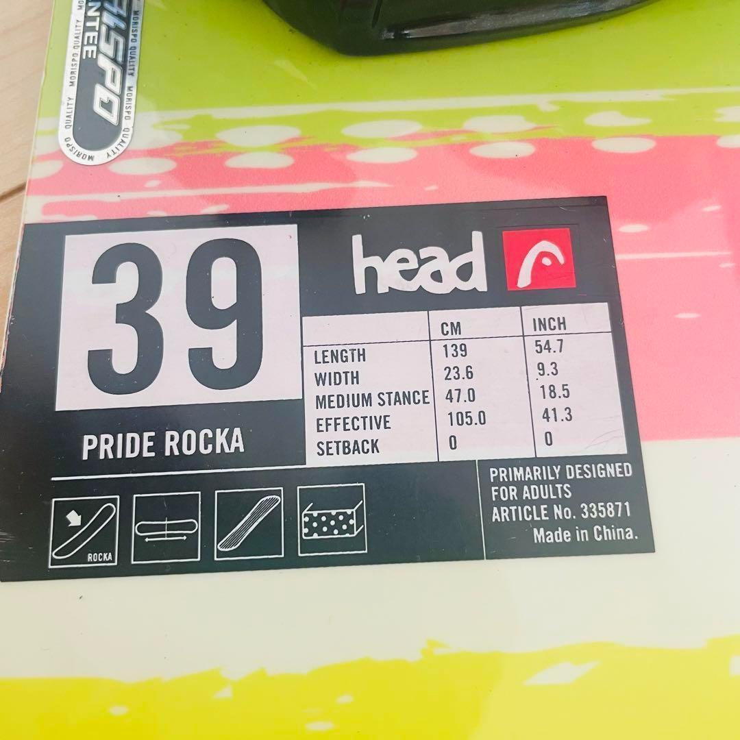 head PRIDE ROCKA 139 SALOMON RHYTHM Mサイズ