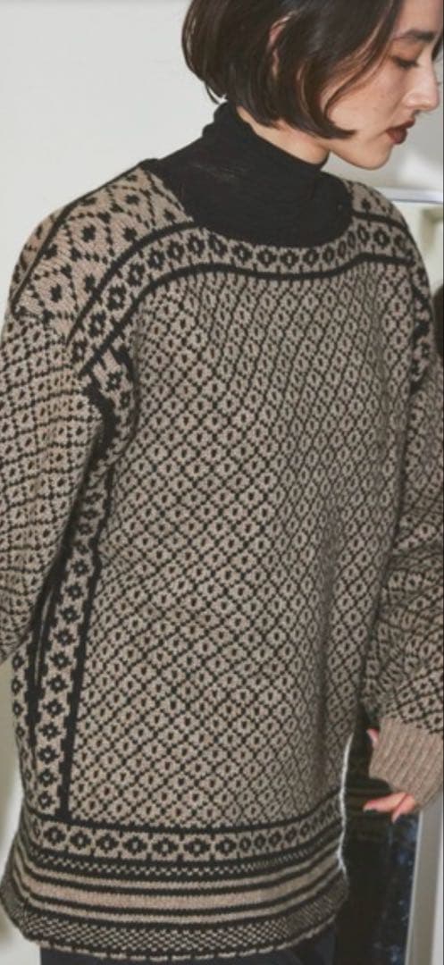 TODAYFUL ノルディック柄　ニットセーター