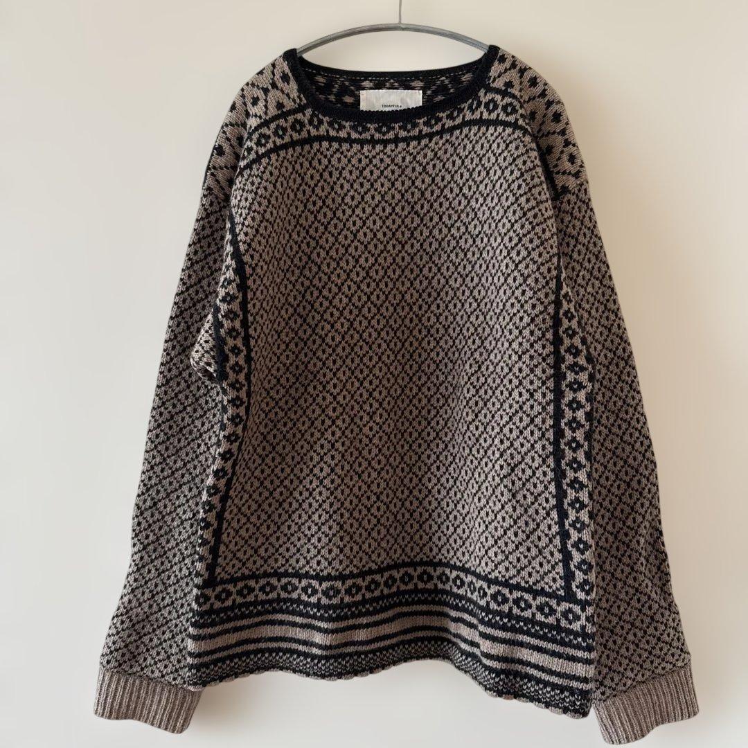 TODAYFUL ノルディック柄　ニットセーター
