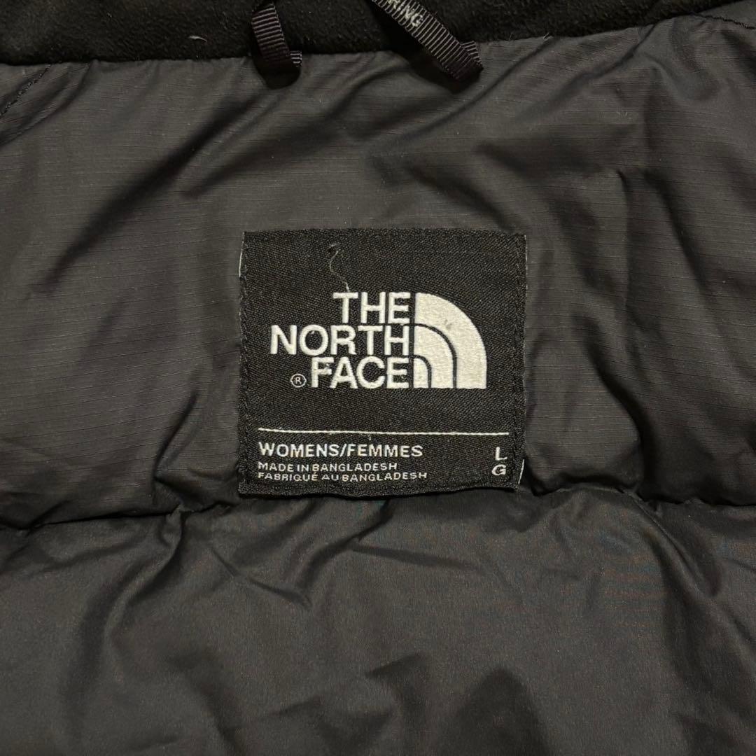 【ザ・ノースフェイス】ヌプシ　ダウンベスト 700 黒　L 刺繍ロゴ　美品 g