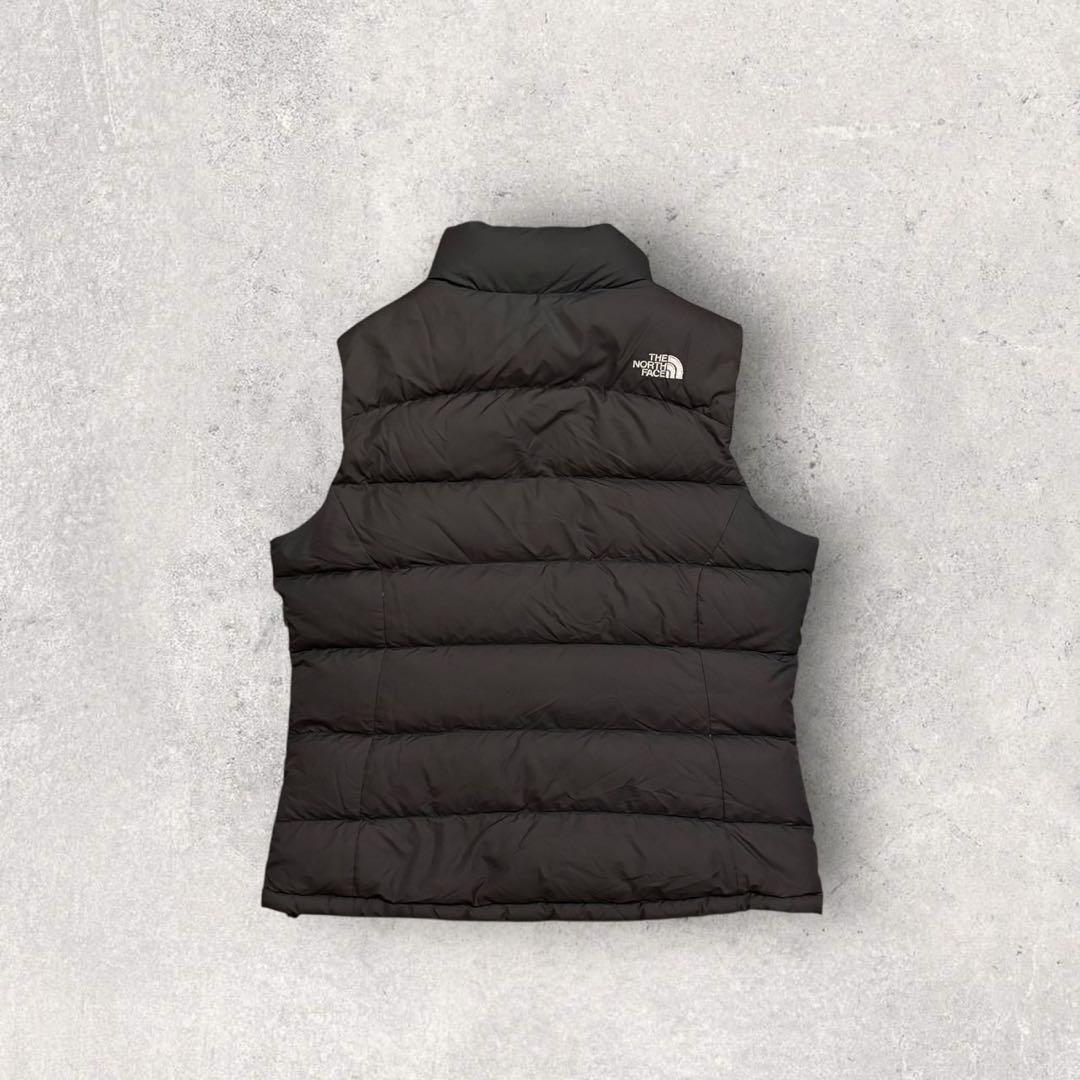 【ザ・ノースフェイス】ヌプシ　ダウンベスト 700 黒　L 刺繍ロゴ　美品 g