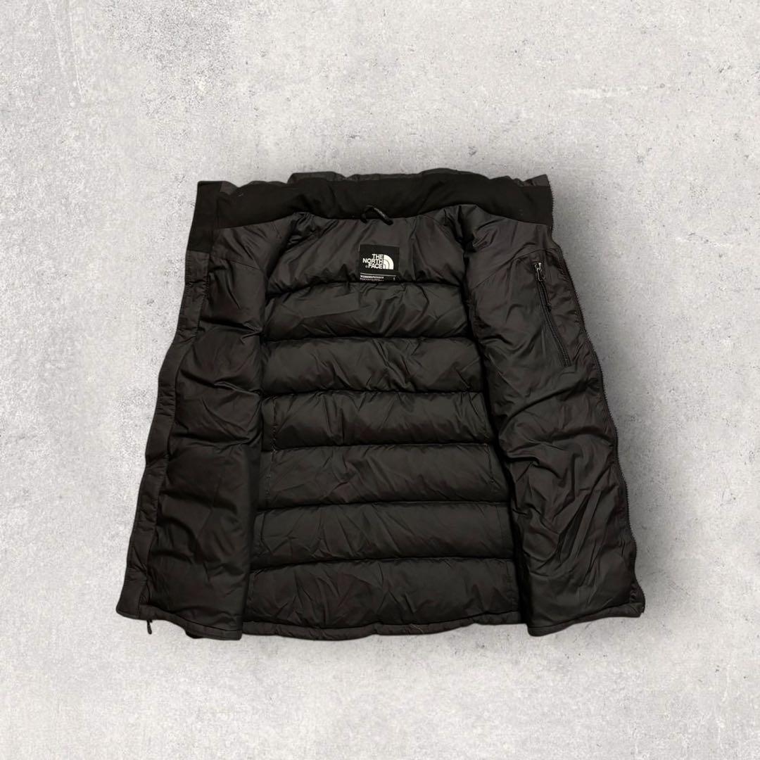 【ザ・ノースフェイス】ヌプシ　ダウンベスト 700 黒　L 刺繍ロゴ　美品 g