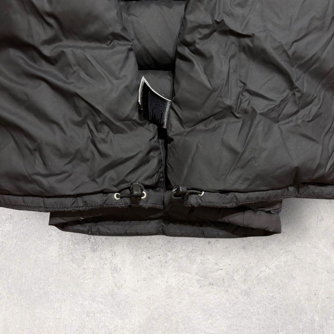 【ザ・ノースフェイス】ヌプシ　ダウンベスト 700 黒　L 刺繍ロゴ　美品 g