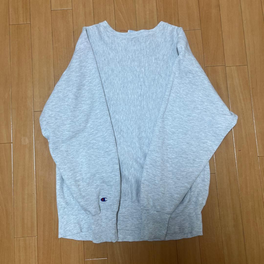 90s USA製 Champion チャンピオン　リバースウィーブ グレー目あり