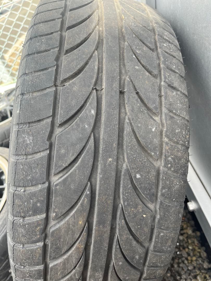 N*.様 18インチ ブラックホイールセット 4本