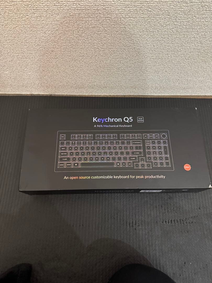 keychron q5 ノブ Gateron G Pro赤軸 us配列
