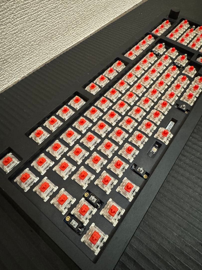 keychron q5 ノブ Gateron G Pro赤軸 us配列