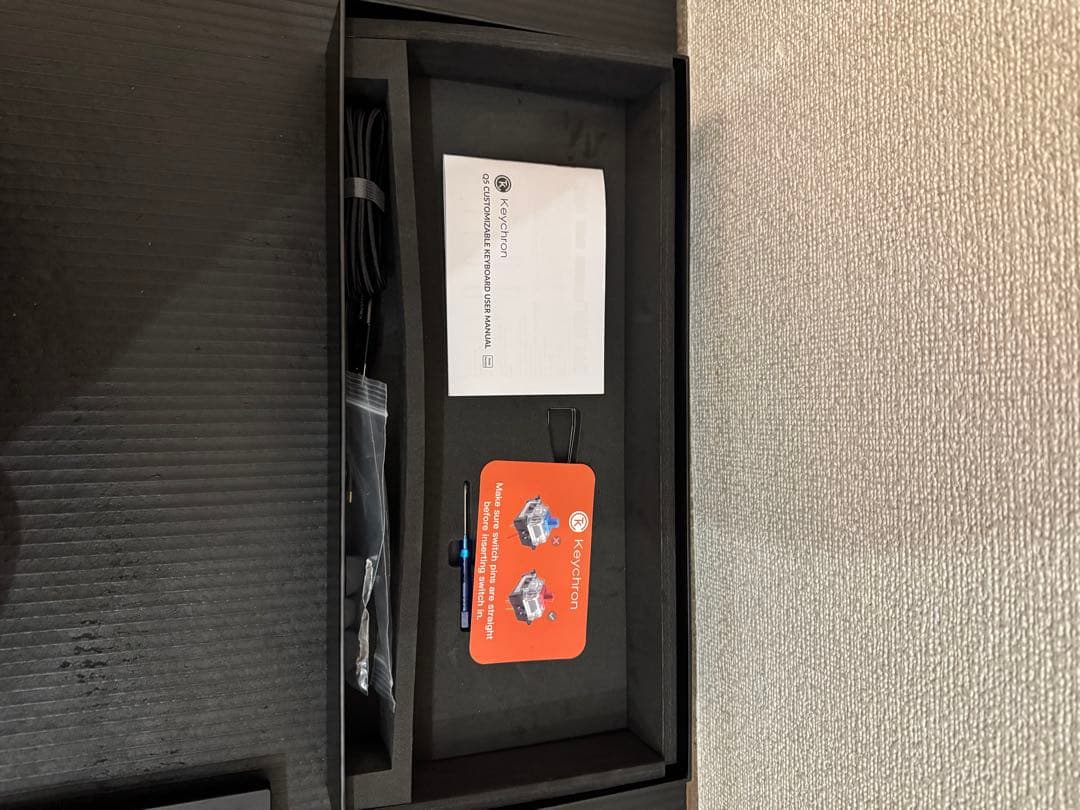 keychron q5 ノブ Gateron G Pro赤軸 us配列