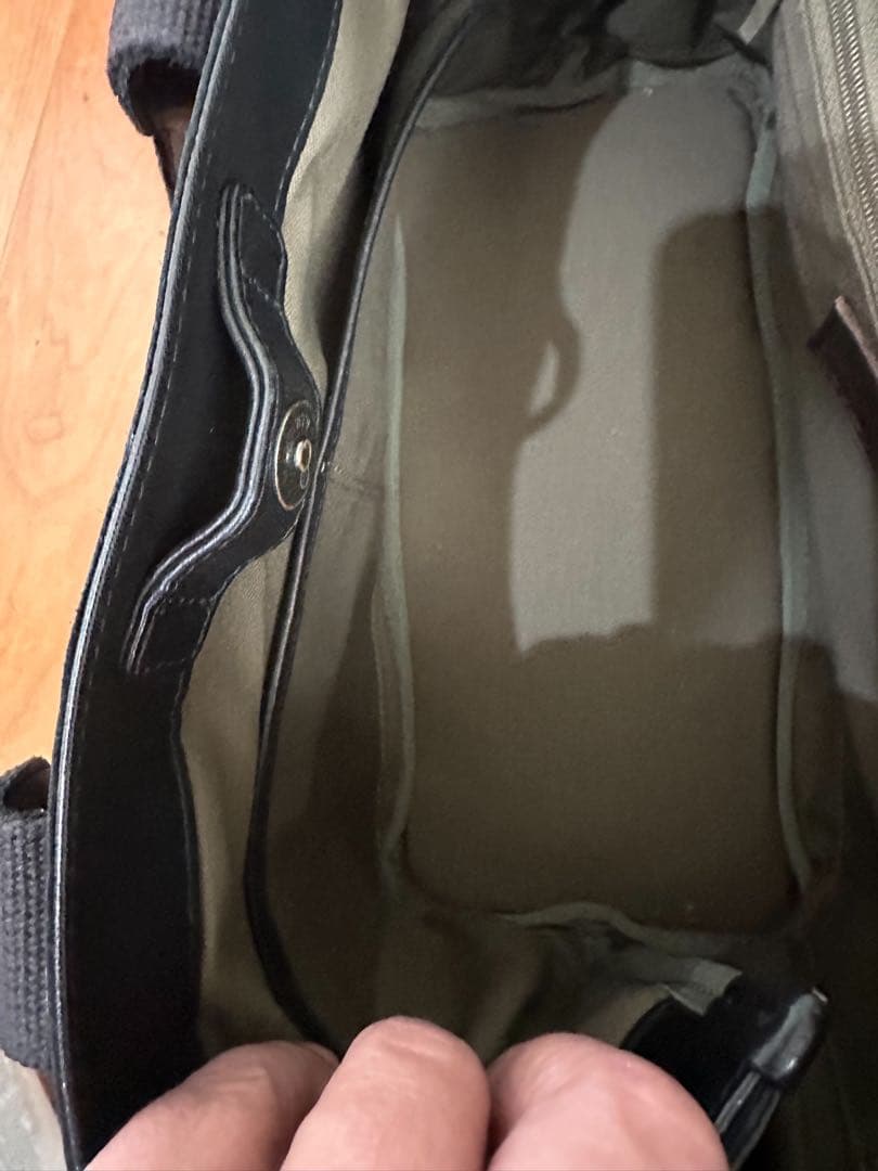 黒 レザー トートバッグ 中型