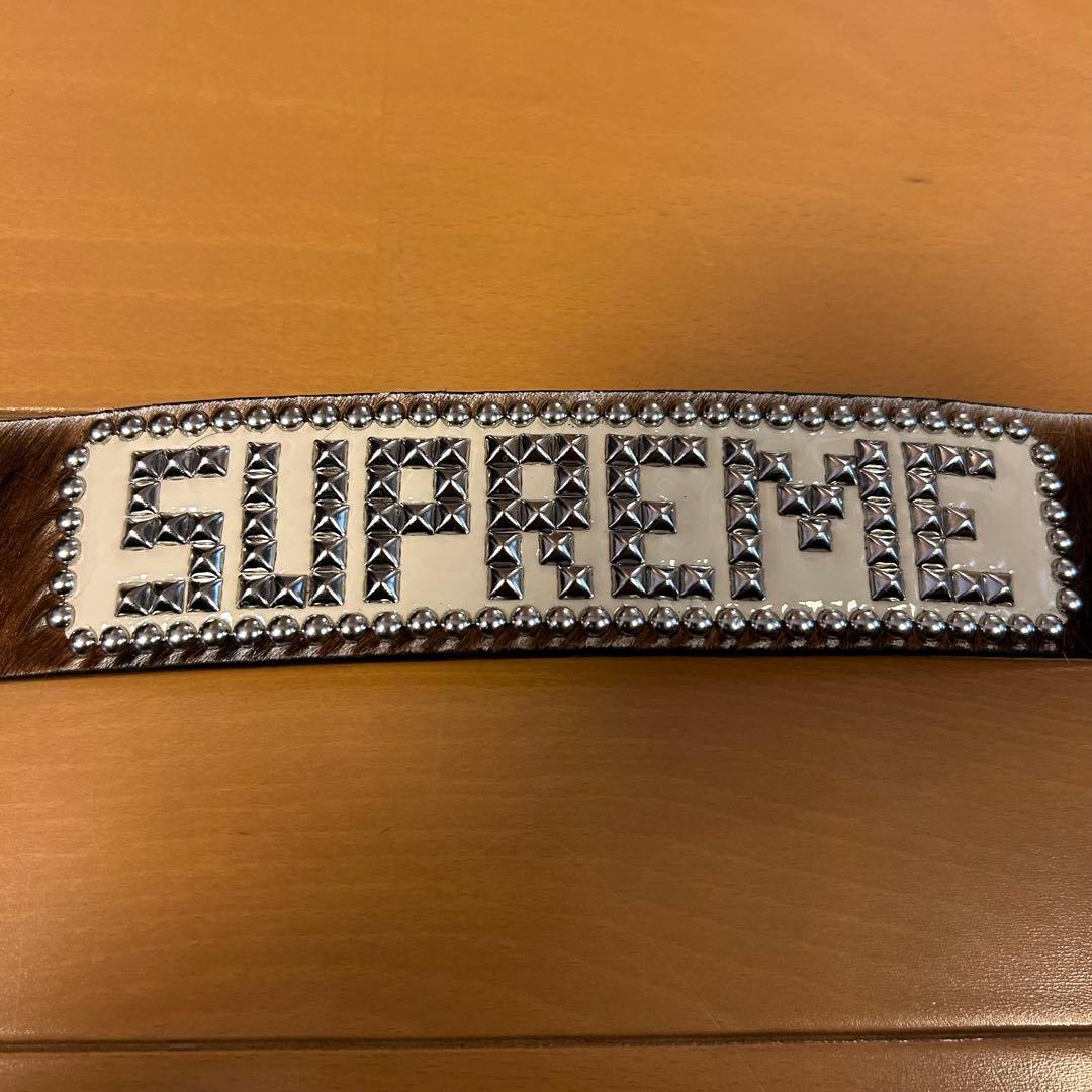 m*i様 Supreme HTC スタッズベルト L シュプリーム Hollyw