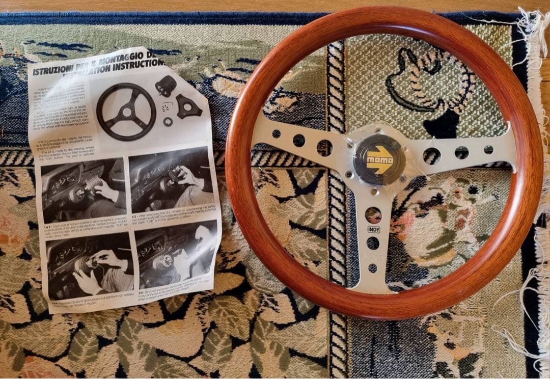 MOMO ウッド ステアリングホイール 本体