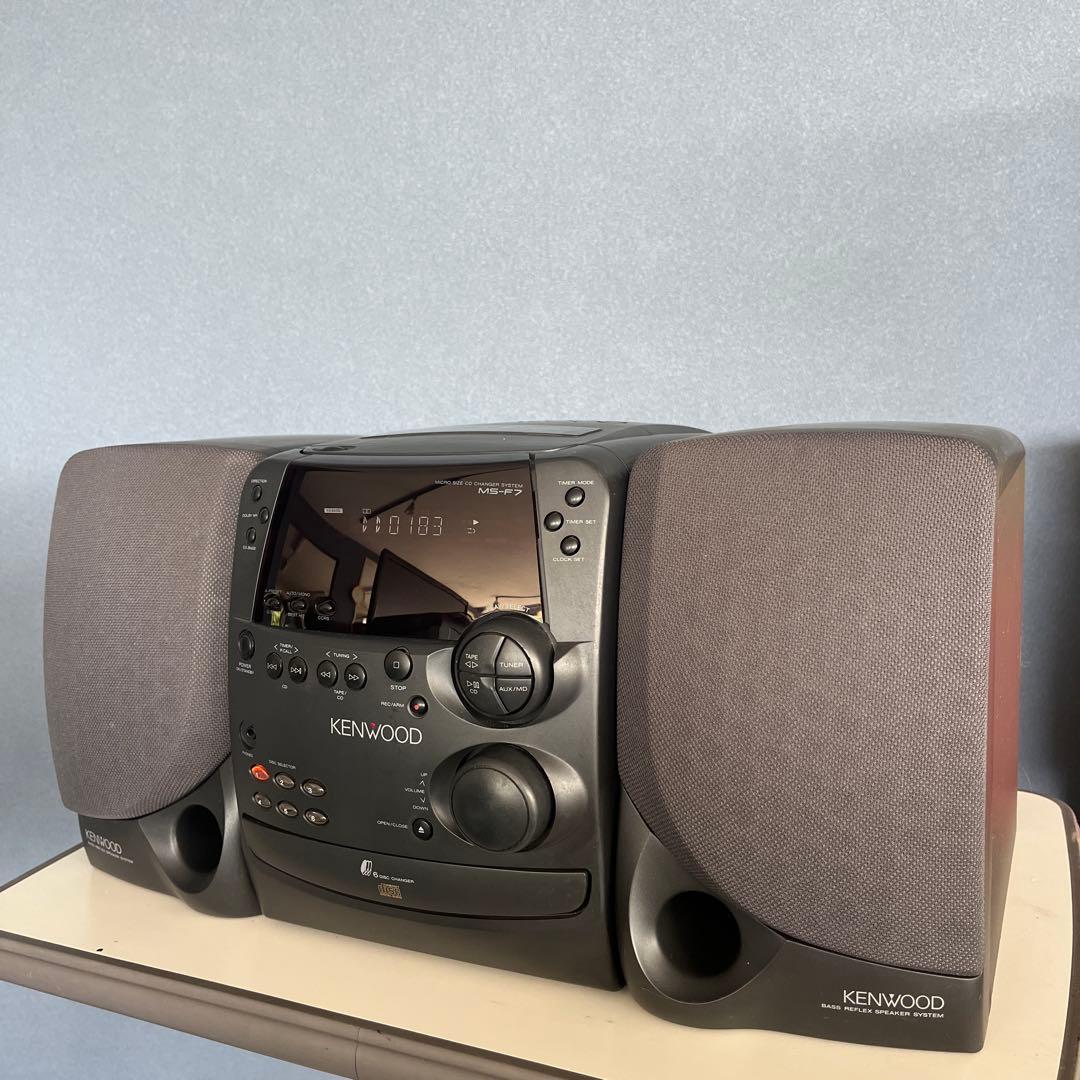 完動品KENWOOD ケンウッド コンポ MS-F7 セットSG-Ｆ7スピーカー