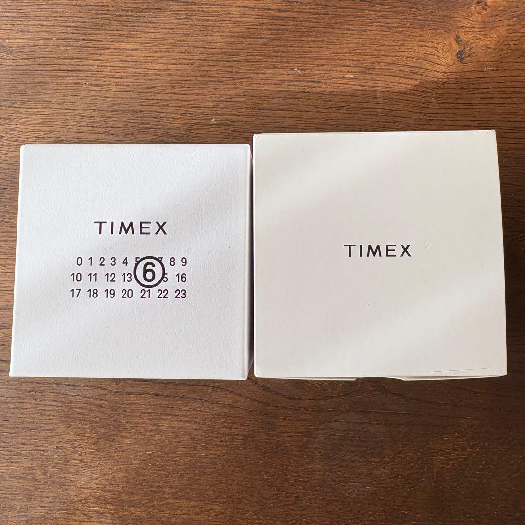 極美品シルバー MM6 Maison Margiela TIMEX T80S/M