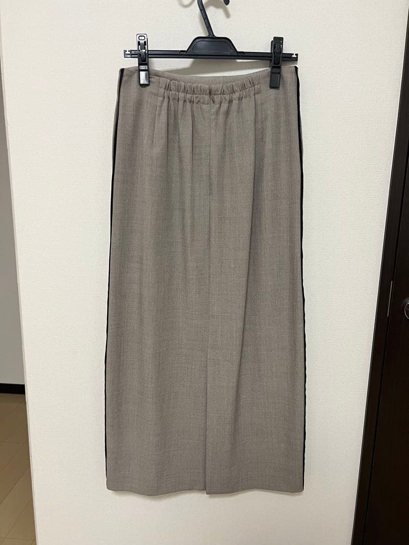 【LOUNIE】ラインアクセントタイトスカート