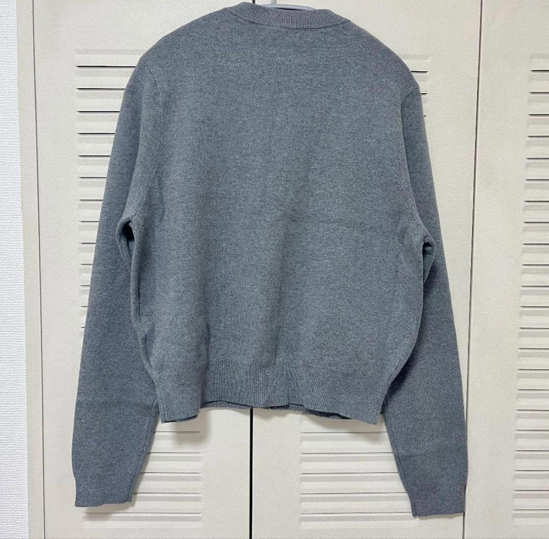 cabanコットンカシミヤクルーネックカーディガン