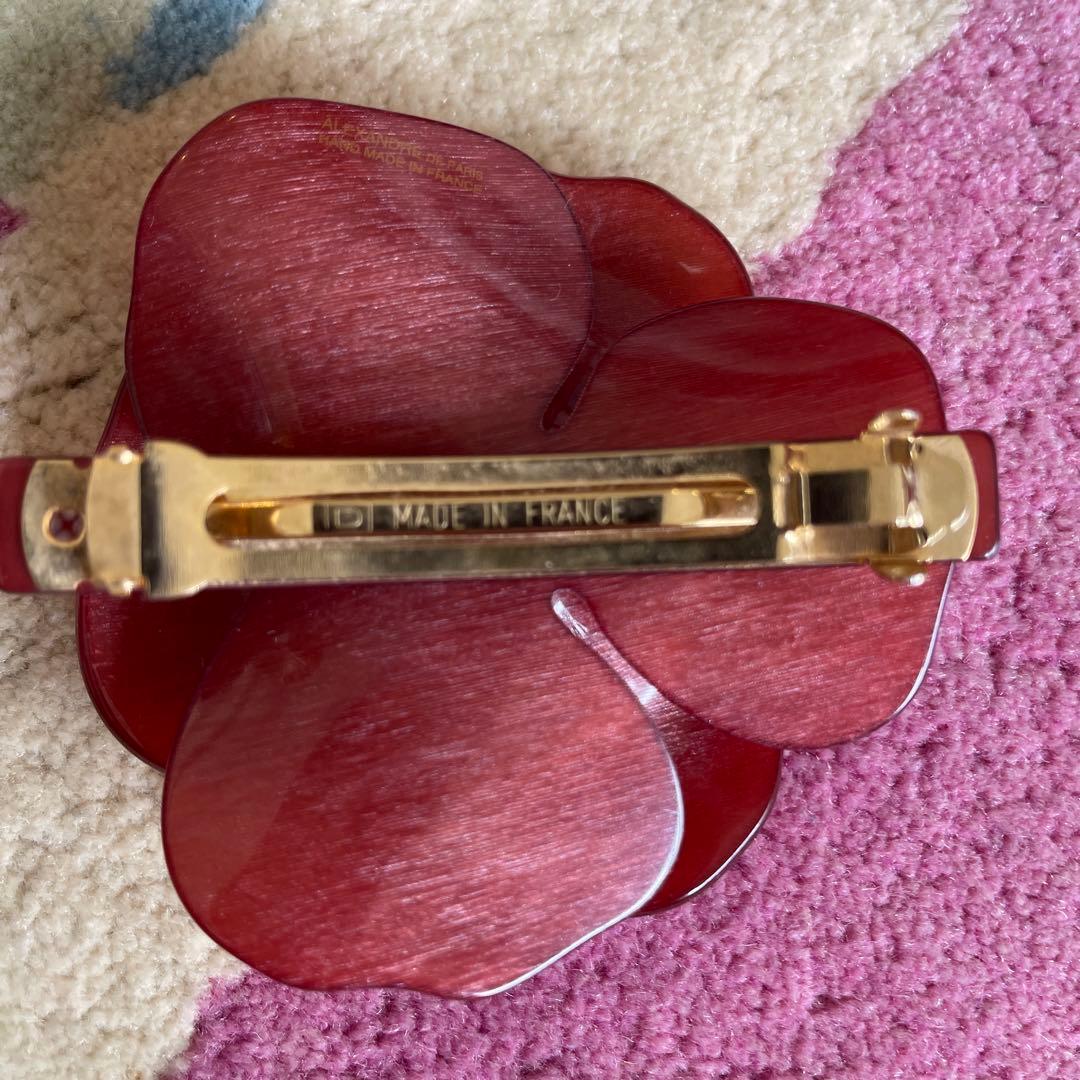 アレクサンドルドゥパリ カメリア バレッタ 大