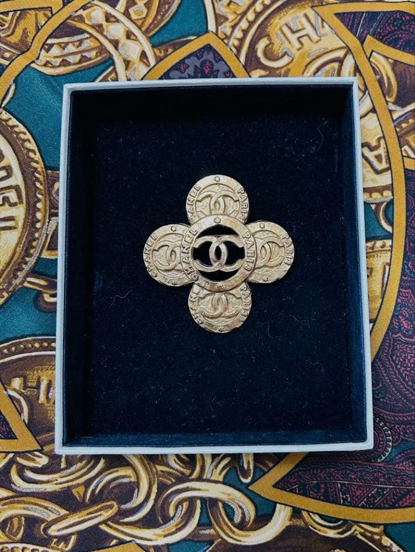 CHANEL ブローチ　モチーフ　シャネル　ヴィンテージ