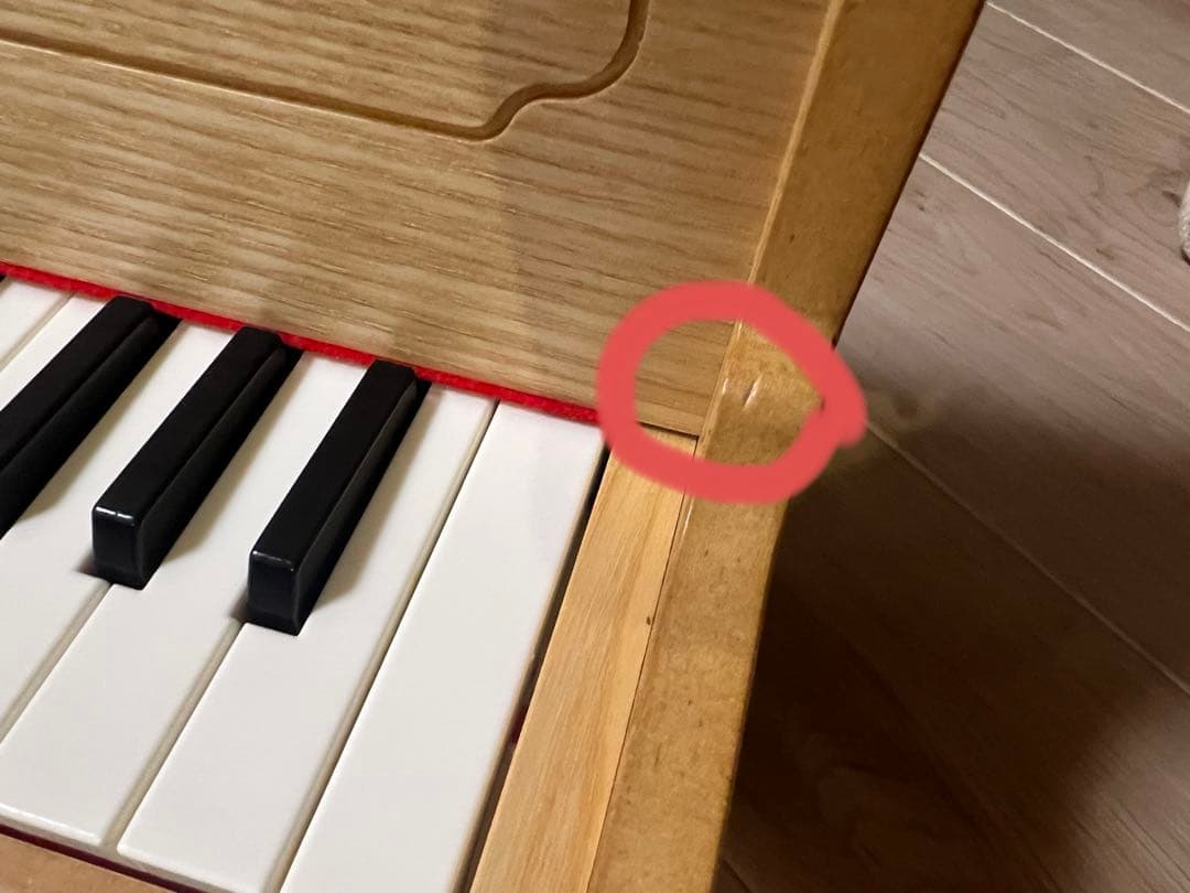 カワイ　ミニピアノ　ナチュラル　おもちゃ