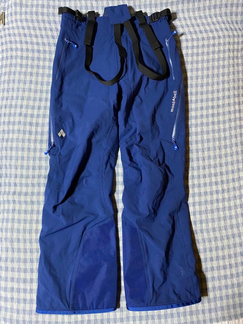 【M】モンベル ドライテック インシュレーテッドビブ 極上品 1102459