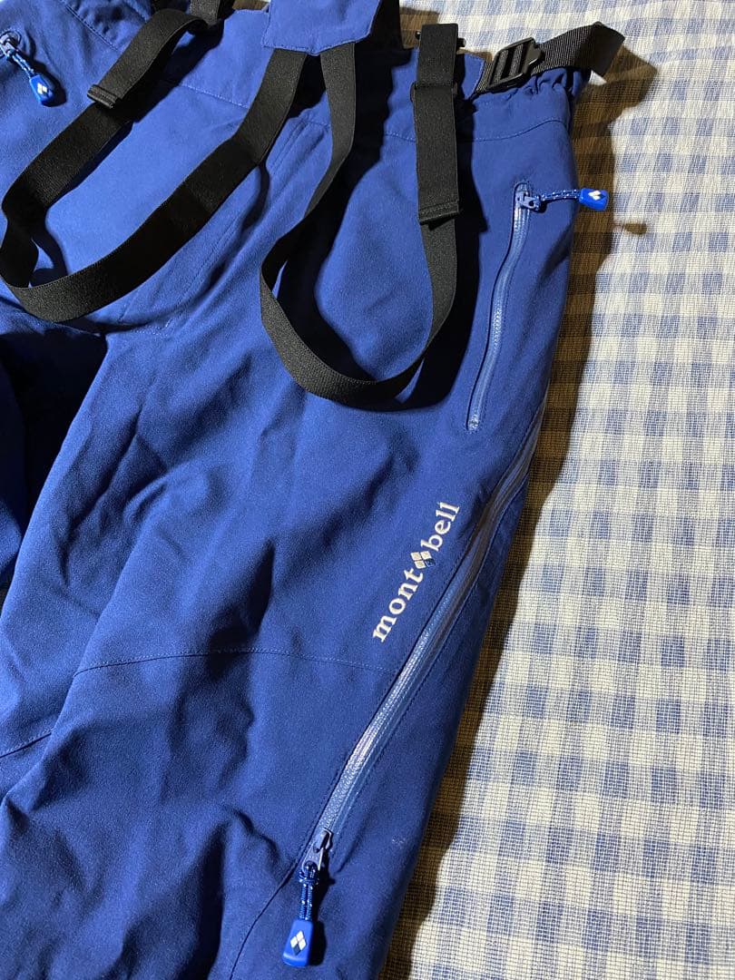 【M】モンベル ドライテック インシュレーテッドビブ 極上品 1102459