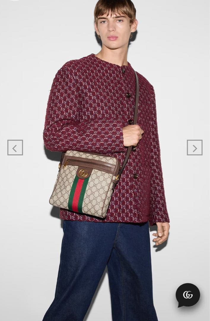GUCCI スモールメッセンジャーバッグ オフィディア GGパターン