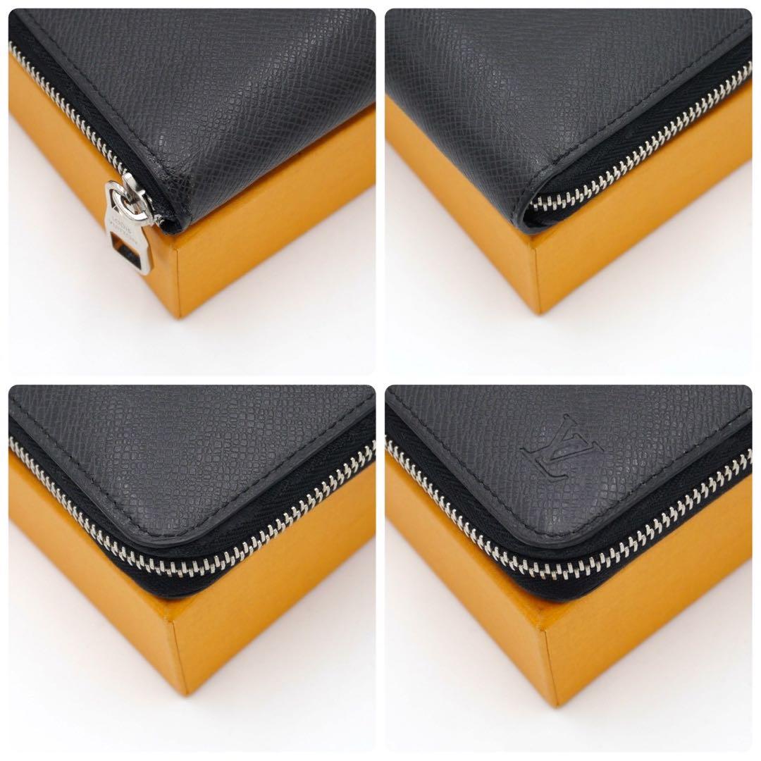 ルイヴィトン タイガ ジッピーウォレット ヴェルティカル ブラック 長財布