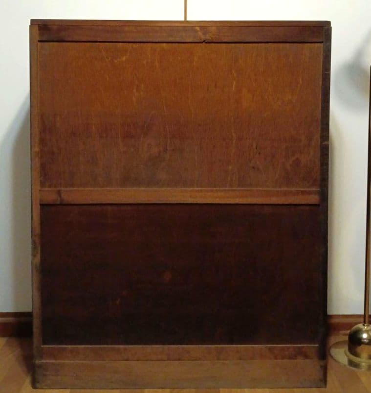 ガラスキャビネット　昭和レトロ　ガラス棚　小引き出し 本棚