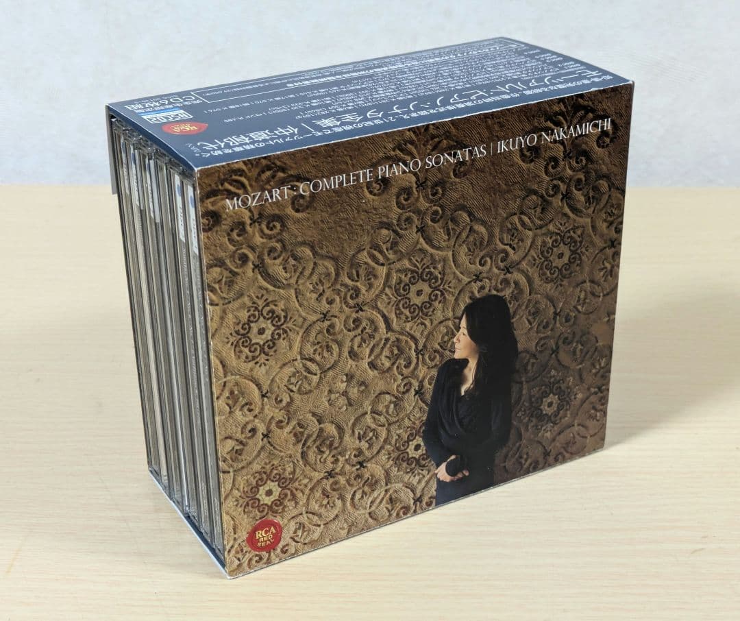 6CD BOX 帯あり　仲道郁代／モーツァルト：ピアノ・ソナタ全集