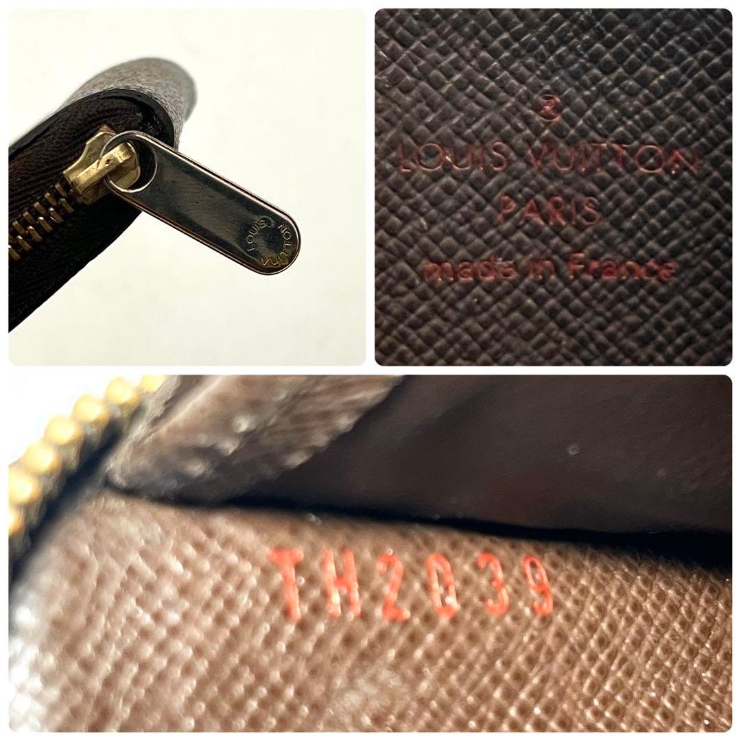 ルイヴィトン ダミエ ジッピーパース ケース 正規品 本物 男女兼用