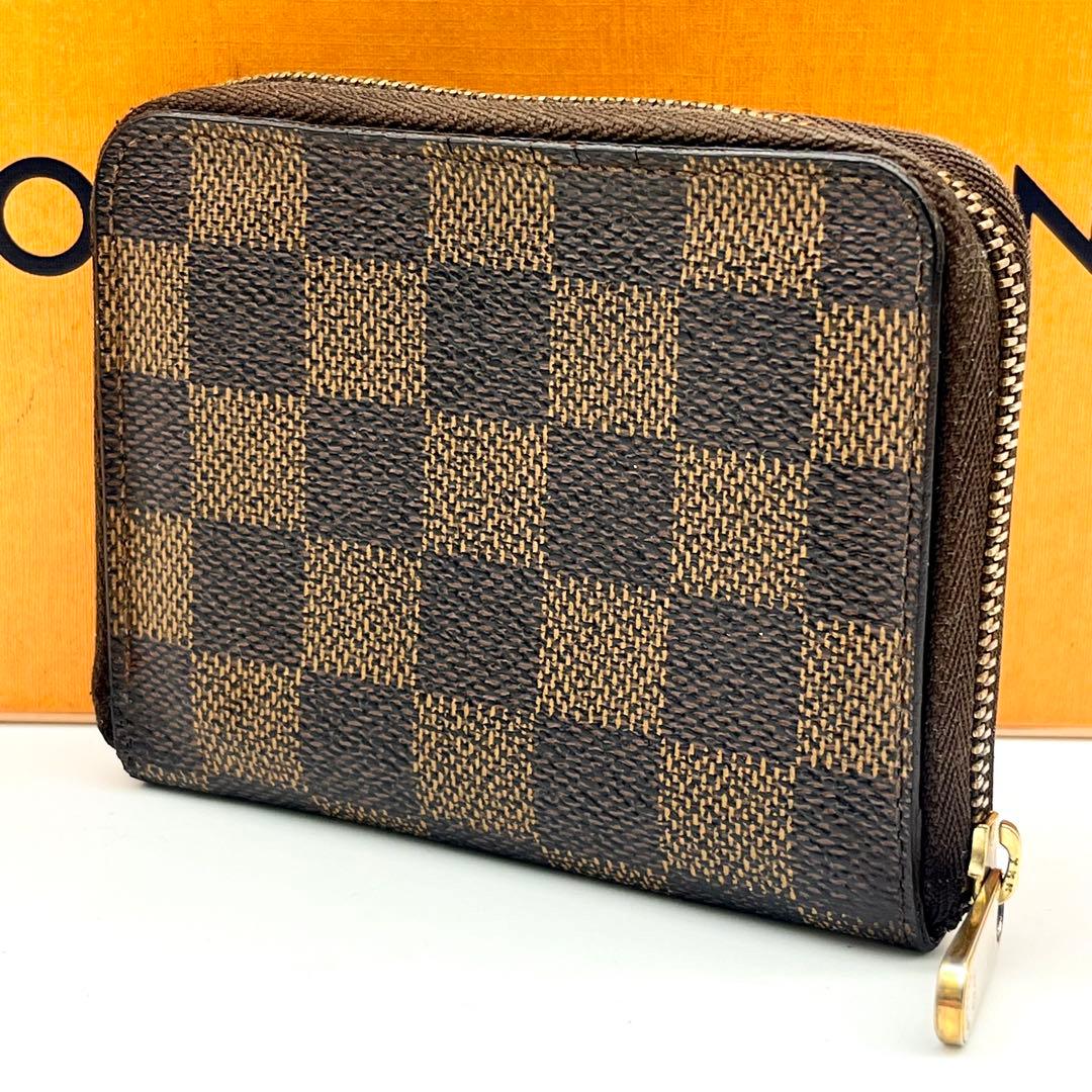 ルイヴィトン ダミエ ジッピーパース ケース 正規品 本物 男女兼用