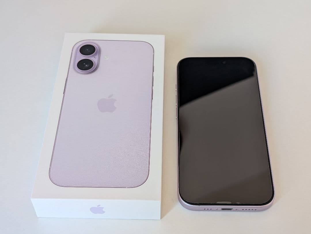 iPhone17 ラベンダー 256GB SIMフリー バッテリー99%