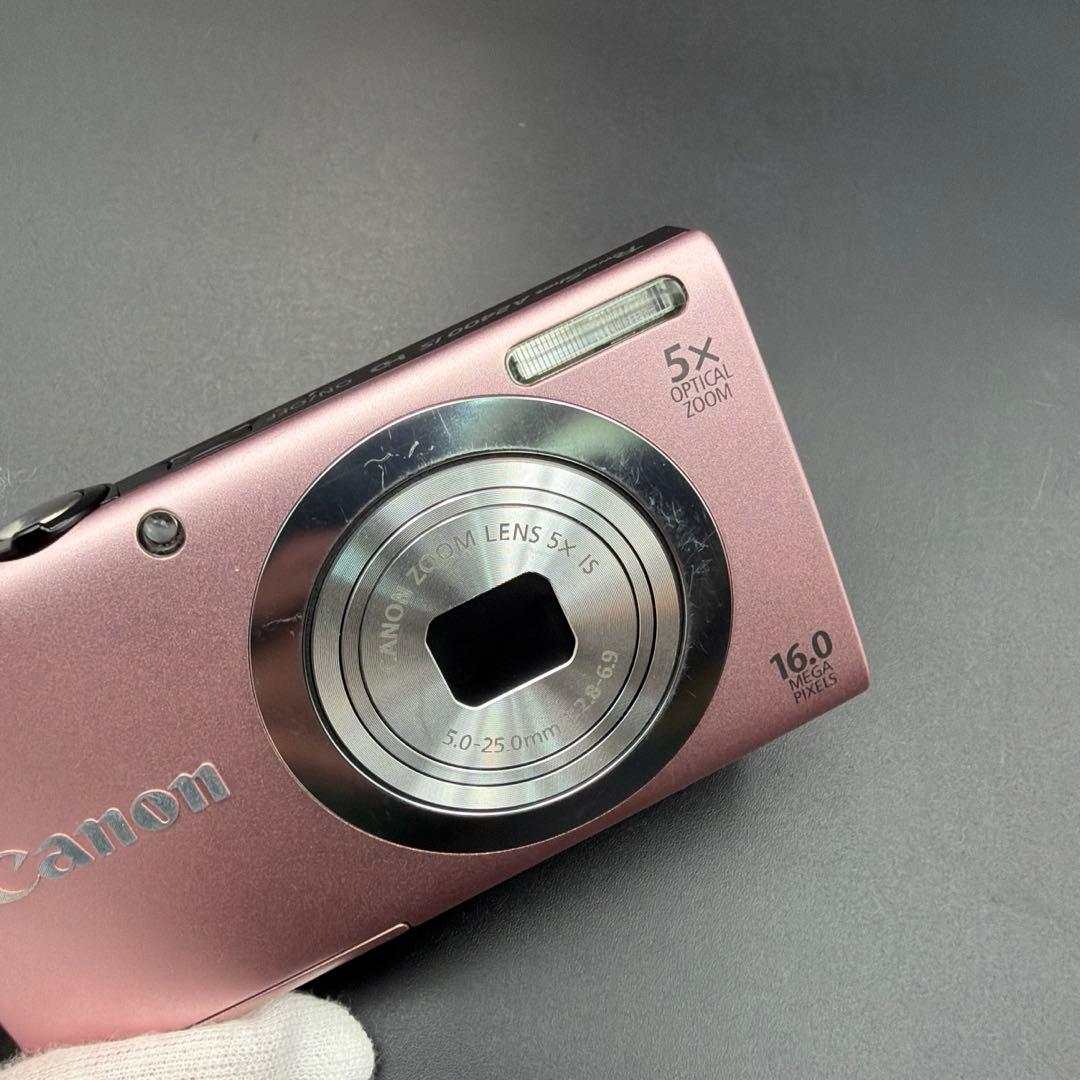 Canon PowerShot A2400IS ピンク コンパクトデジタルカメラ