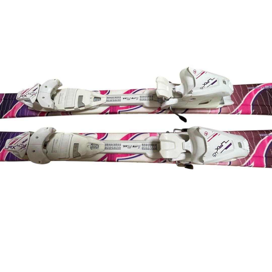 ジュニア　スキー板　ビンディング　ブーツ　ストック　4点セット