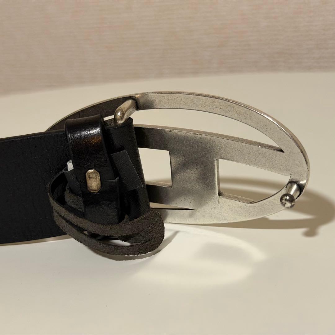DIESEL B-1dr 80サイズ ブラックレザー ベルト