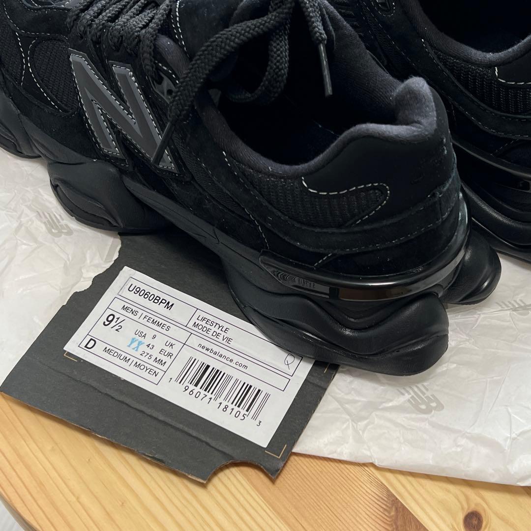 New Balance U9060BPM ブラック27.5cm 新品未使用