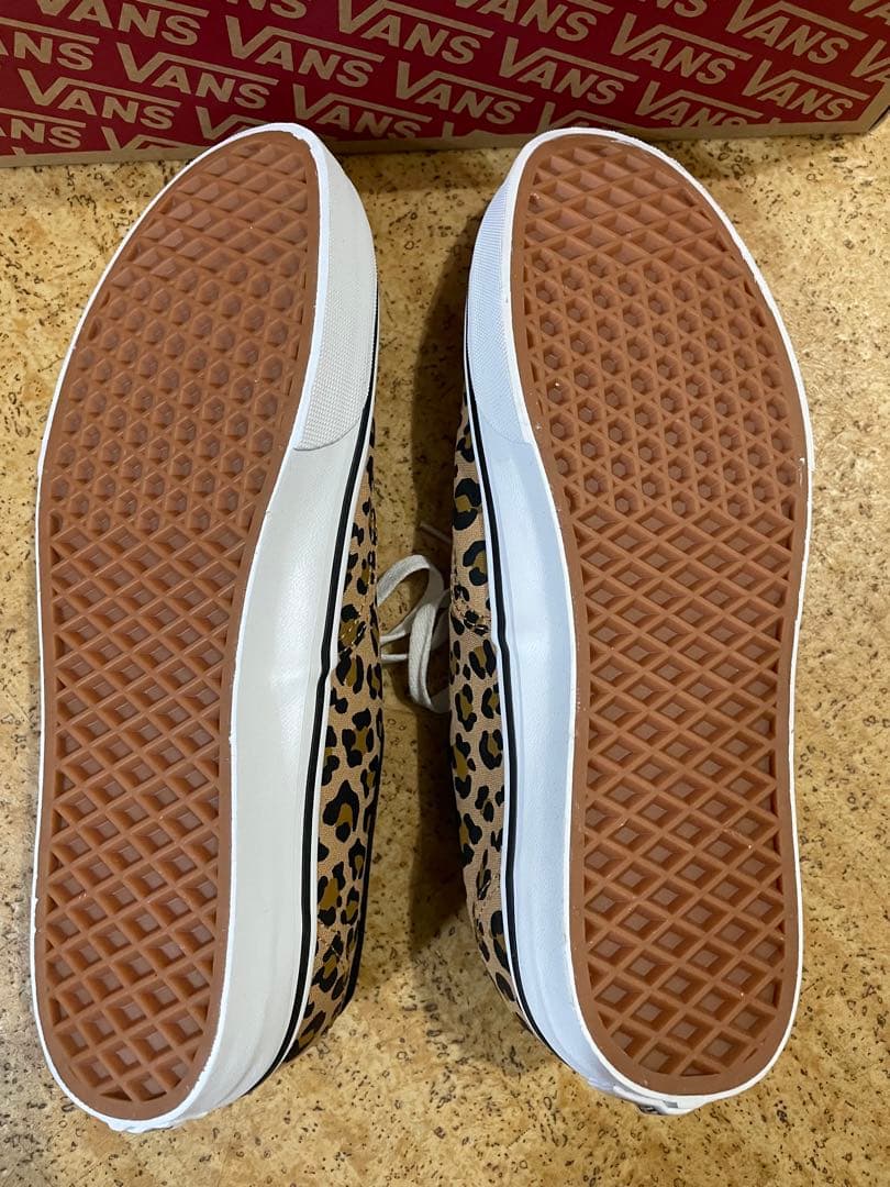 vans オーセンティック レオパード インソールカスタム