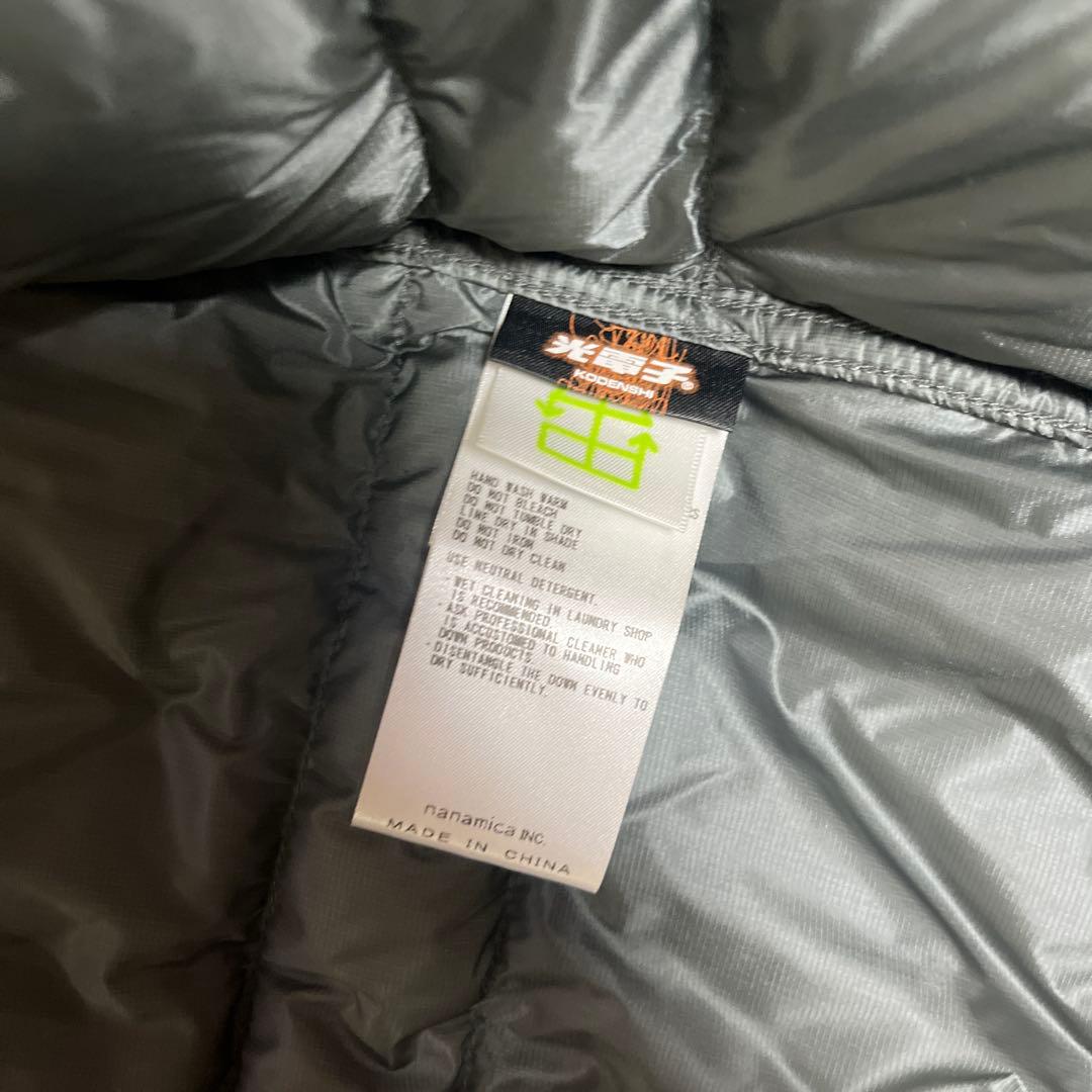 ノースフェイス パープルレーベル フィールドダウンカーディガン M グレー 美品