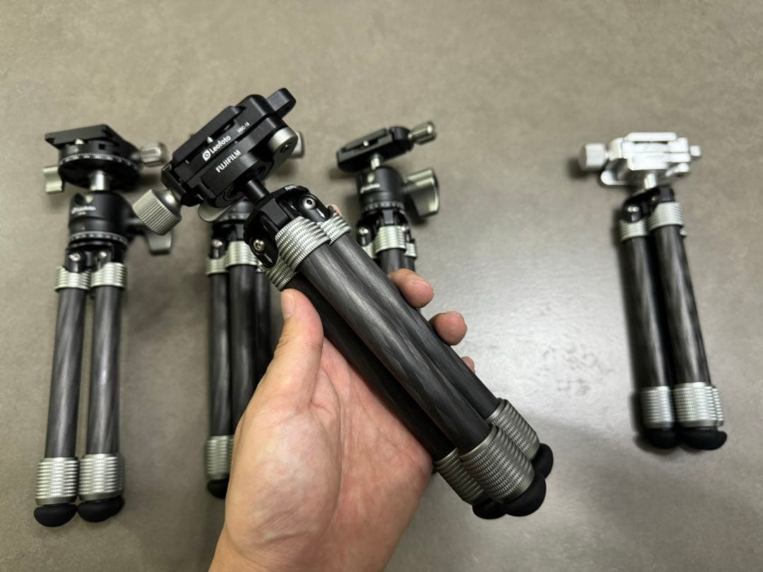 Leofoto MT-02Pro三脚+MBC-18ブラック雲台セットカーボンミニ