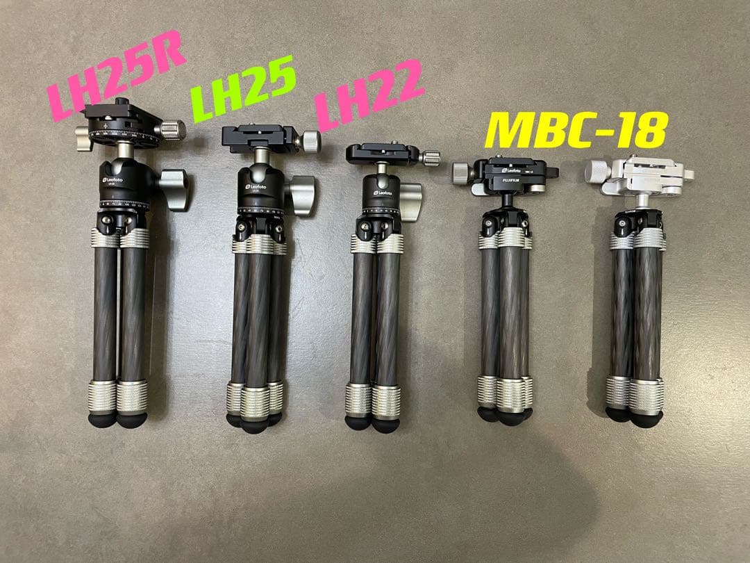 Leofoto MT-02Pro三脚+MBC-18ブラック雲台セットカーボンミニ