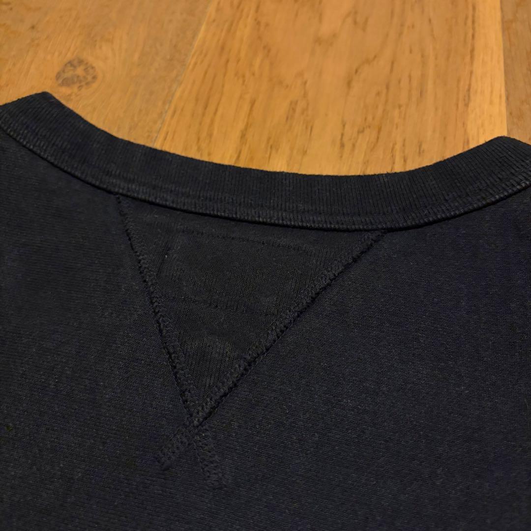 Felco フェルコ エイジング クルーネックスウェット NAVY M