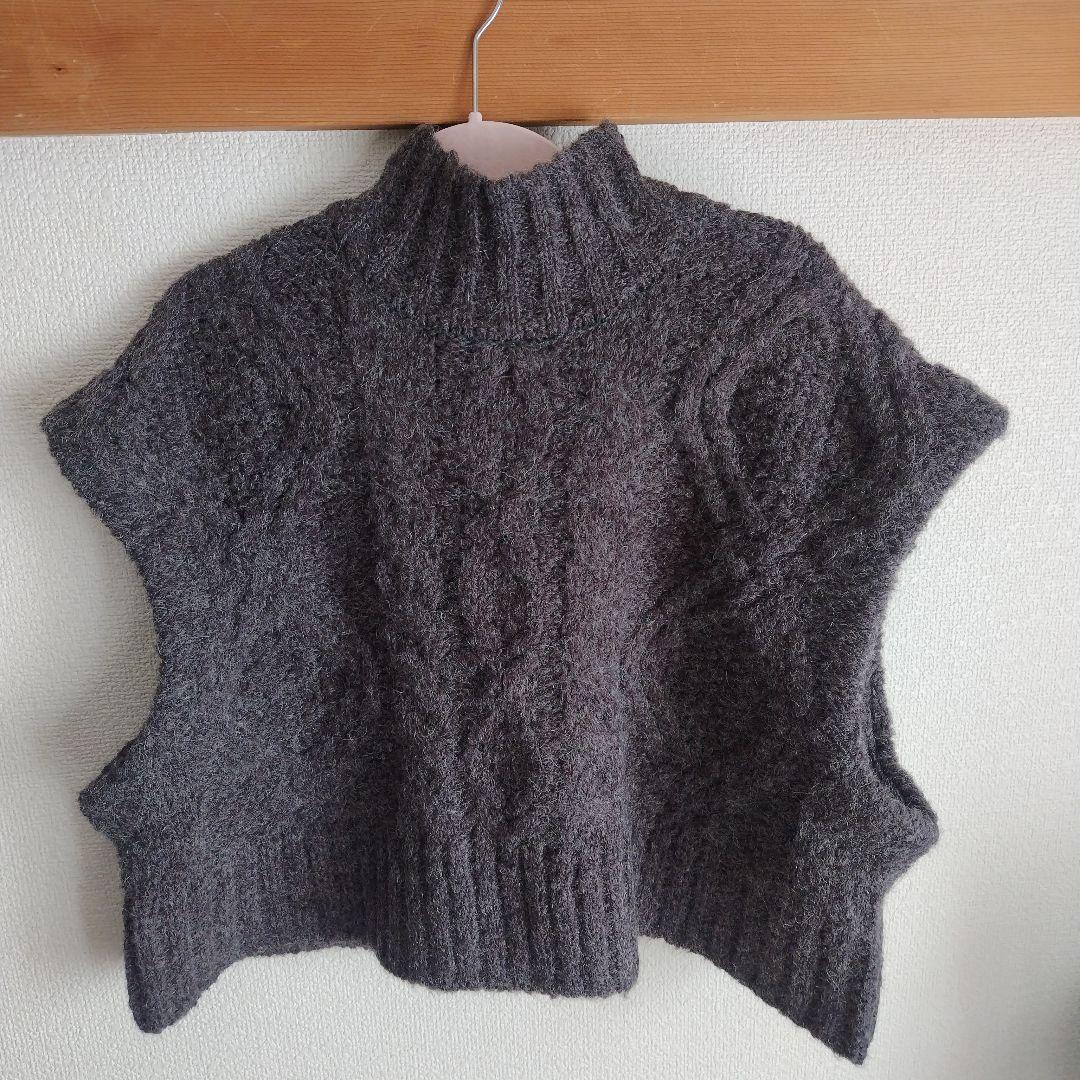 新品Mila Owen ケーブルニット セーター シャツ重ね着セット