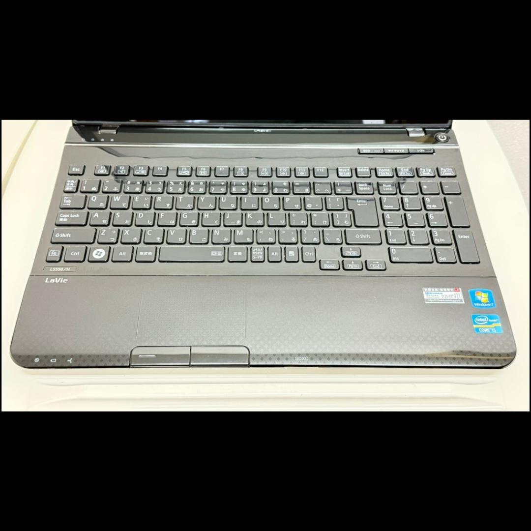 【すぐ使える】NEC LaVie LS550/H 高速SSD1TB・快適PC！