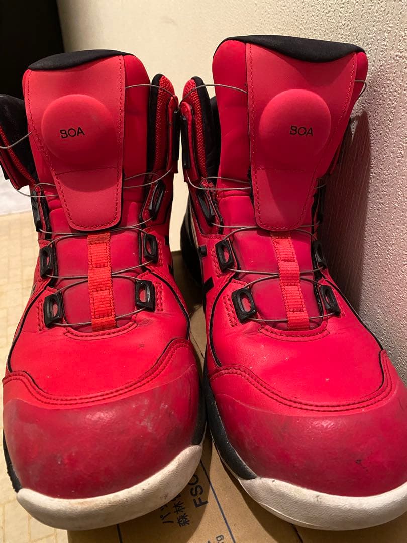 ASICS CP BOAシステム安全靴 レッド　26cm