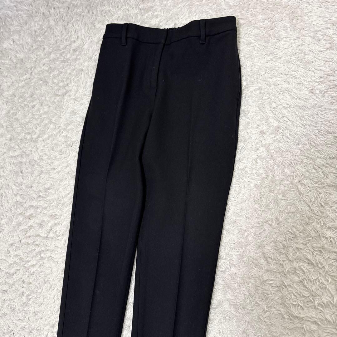 PLST プラステ ウォームリザーブ カラーレスジャケット スティックパンツ 黒