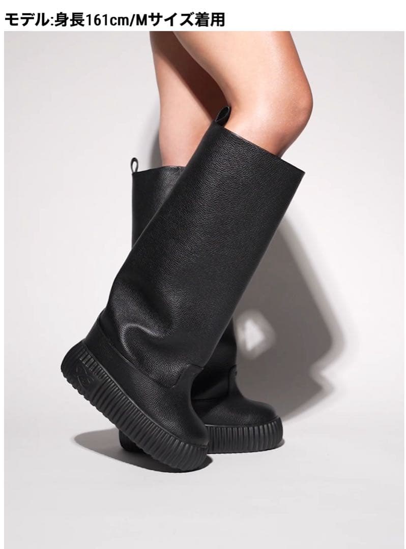 YELLO FLAT TIRE LIFTED TALL BOOTS Mサイズ