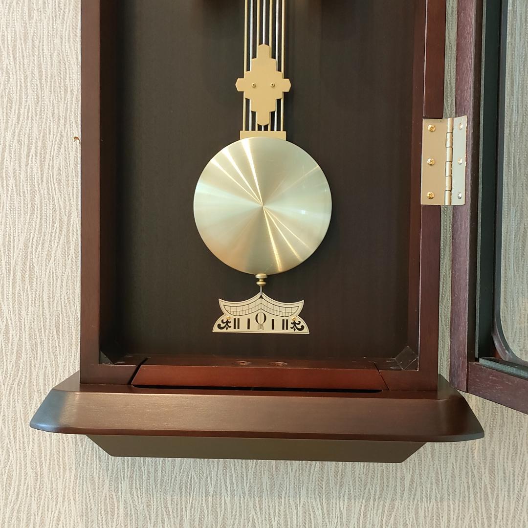 SEIKO　エンブレム　振り子時計　掛時計　柱時計