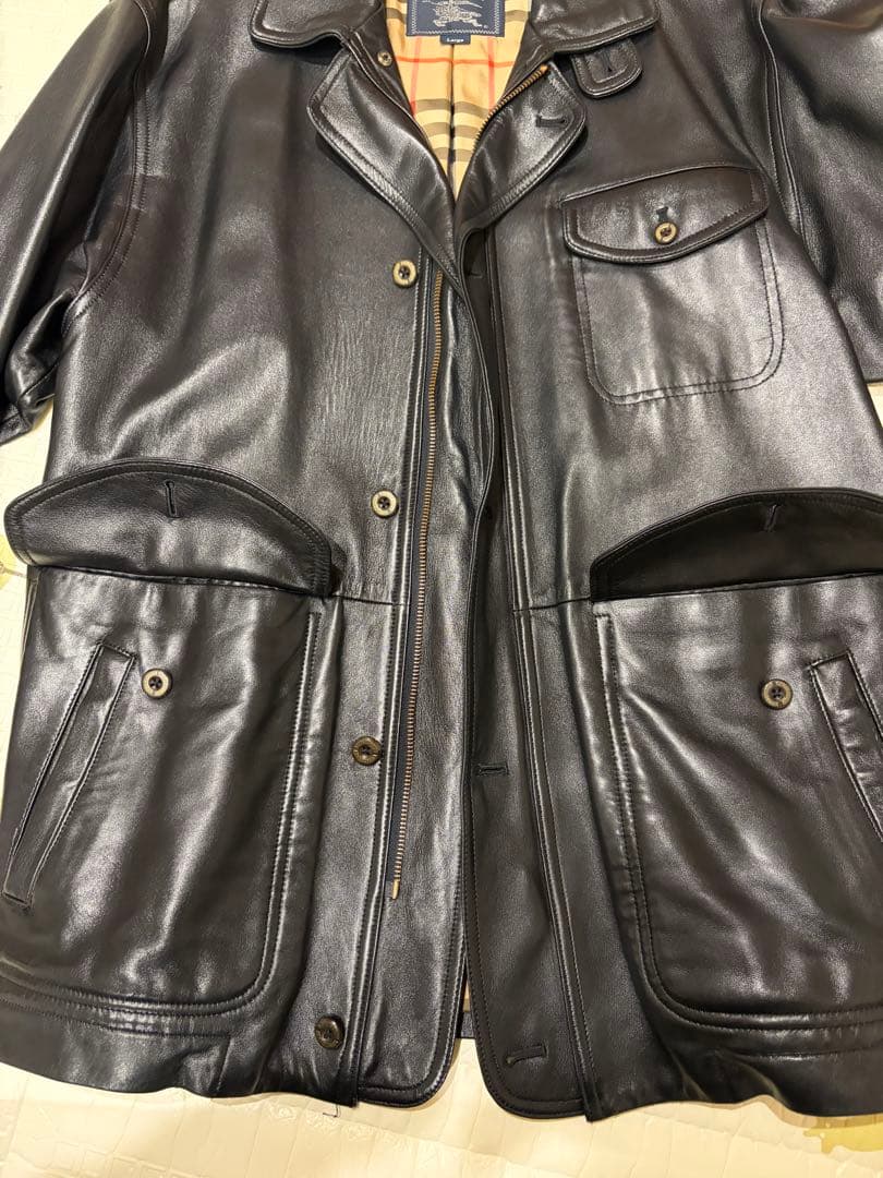 Burberry レザージャケット