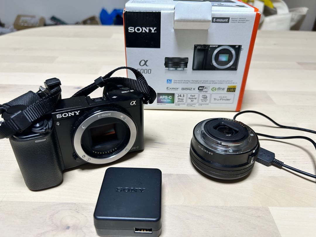 【美品】Sony α6000 ミラーレスカメラ パワーズームレンズセット