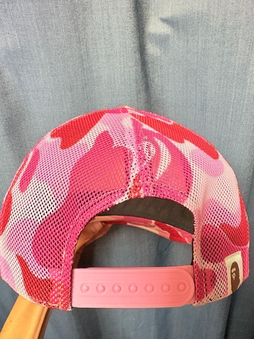 BAPE カモフラージュ メッシュキャップ